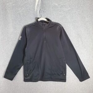 Nike Golf Boys Jacket Large Black 1/4 Zip Pullover Long Sleeve Logo‎ Castlewood